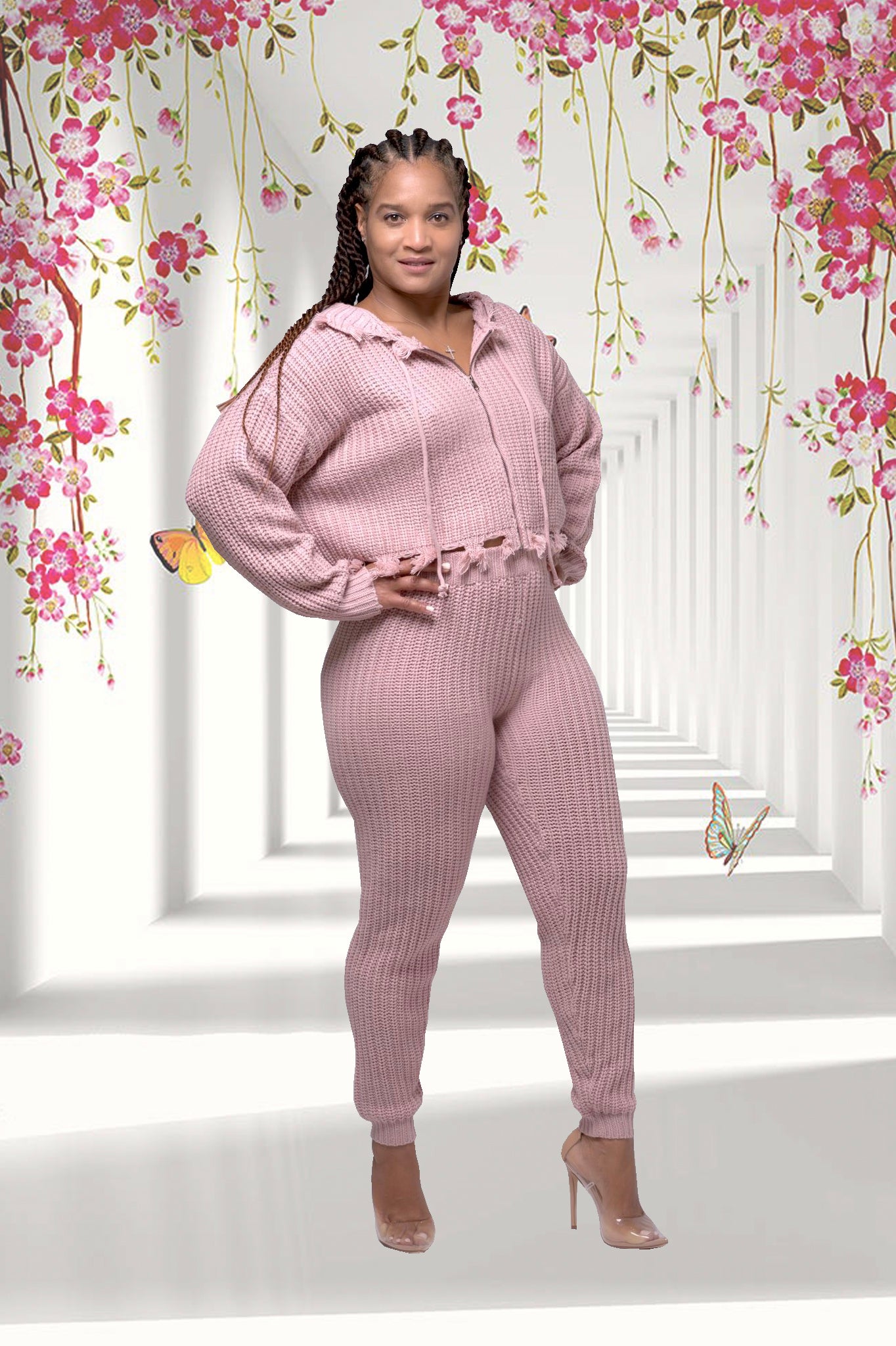 Cute joggers online set