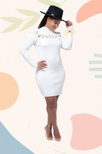 Load image into Gallery viewer, Enlighten Me White Dress