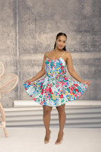 Load image into Gallery viewer, Flower me with love - floral mini dress