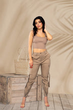 Load image into Gallery viewer, Fly Girl Pants Set- Dark Beige