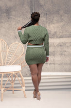 Load image into Gallery viewer, Green Ivy Skirt Set