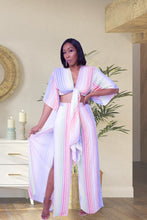 Load image into Gallery viewer, High Tide Pants Set- Striped
