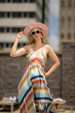 Load image into Gallery viewer, Runaway with me - flow stripe dress