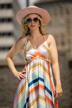 Load image into Gallery viewer, Runaway with me - flow stripe dress