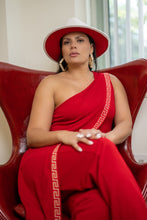 Load image into Gallery viewer, Stepping Out Jumpsuit- Red