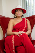 Load image into Gallery viewer, Stepping Out Jumpsuit- Red