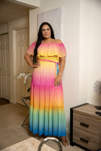 Load image into Gallery viewer, Fun in The Sun Dress- Rainbow