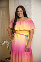 Load image into Gallery viewer, Fun in The Sun Dress- Rainbow