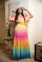 Load image into Gallery viewer, Fun in The Sun Dress- Rainbow