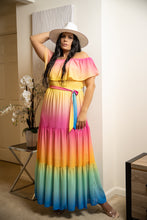 Load image into Gallery viewer, Fun in The Sun Dress- Rainbow