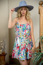 Load image into Gallery viewer, Flower me with love - floral mini dress
