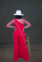 Load image into Gallery viewer, Stepping Out Jumpsuit- Red