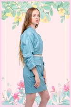 Load image into Gallery viewer, I'm Ready Two Pieces Steel Blue