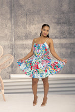 Load image into Gallery viewer, Flower me with love - floral mini dress
