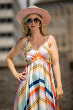 Load image into Gallery viewer, Runaway with me - flow stripe dress
