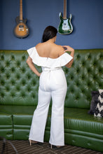 Load image into Gallery viewer, Rock your world -White Jumpsuit *NEW ARRIVAL*
