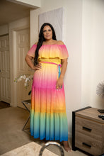 Load image into Gallery viewer, Fun in The Sun Dress- Rainbow

