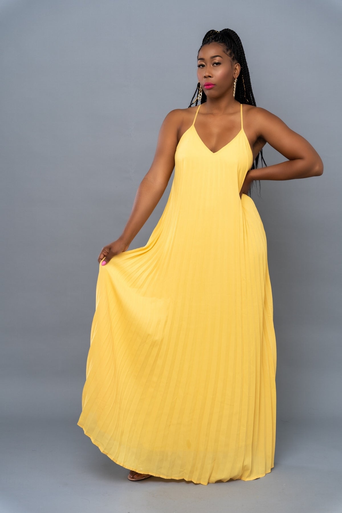 Morning Breeze Dress- Yellow