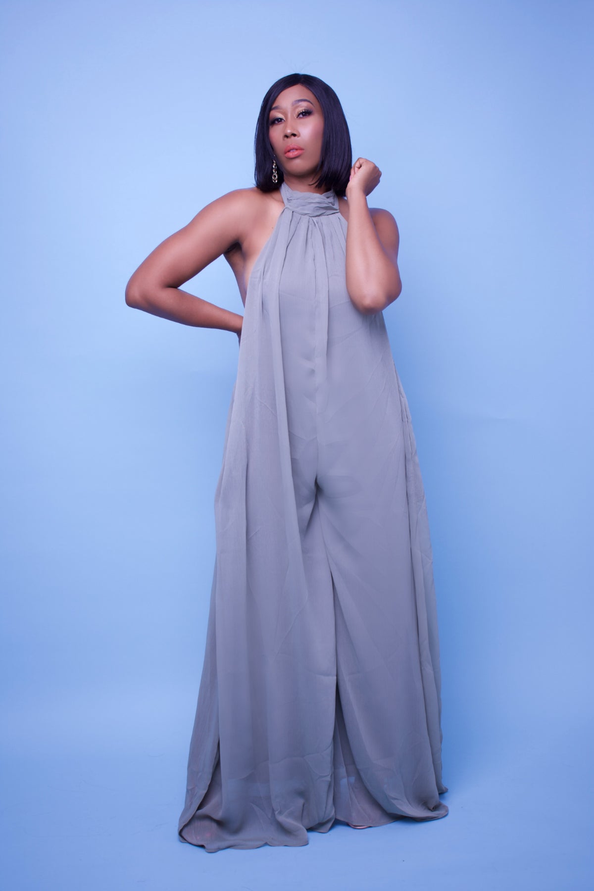 Overflow Jumpsuit- Olive – TheStyleWishlist