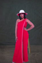Load image into Gallery viewer, Stepping Out Jumpsuit- Red
