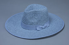 Load image into Gallery viewer, Wishlist 2 Straw Rancher Hat- Powder Blue
