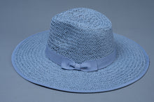 Load image into Gallery viewer, Wishlist 2 Straw Rancher Hat- Powder Blue
