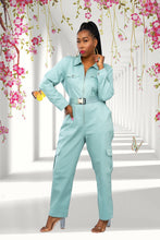 Load image into Gallery viewer, Day N&#39; Night Jumpsuit- Mint
