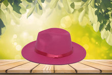 Load image into Gallery viewer, Stylish Fedora Hats - Pink
