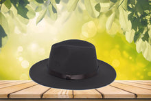 Load image into Gallery viewer, Stylish Fedora Hats - Dark brown
